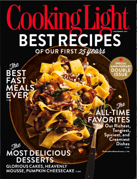 cooking light magazine november 2007